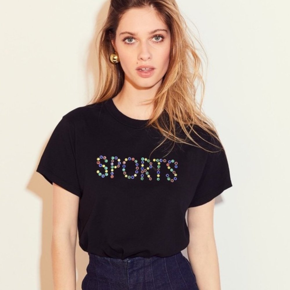 SPORTS Rhinestone Tee